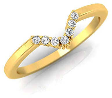Pristine Fire Muttertagsgeschenke 1/20 ctw Petite Stacking Sterling Silber Lab Grown Diamond Ring für Frauen und Ehefrau Freundin oder geliebte Person (Muttertagsgeschenk)