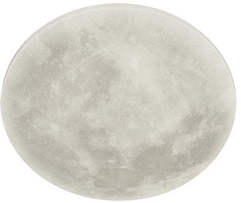 Trio Leuchten LED Deckenleuchte Lunar 627514000, Acryl mit Mondmotiv, Mondphase wechselbar, 1 x 22 Watt LED, Helligkeit einstellbar, Nachtlich Funktion, inkl. Fernbedienung, Weiß