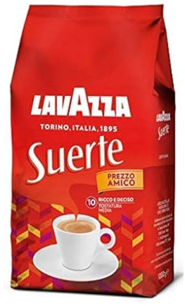 LAVAZZA Caffè Suerte in Grani Espresso Italiano 1 Kg
