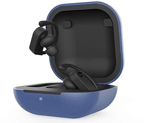 95sCloud Silicone Protective Case Replacement for Beats Powerbeats Pro Wireless Earphones Charging Case, Silicone Case Bluetooth Headphones Protective Case Cover Housing Protection (D)