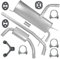 Schalldämpferset Auspuff Endtopf Mitteltopf+ Montagesatz für 1.4 1.6 Seat Altea Leon 2 II 1P1