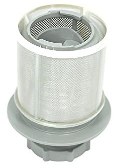 Paxanpax 10002494 Dishwasher 3-Piece Micro Drain Filter for Bosch SGE, SGI, SGS, SGV, SHV, SRS; Neff S; Siemens SE, SF Series,Grey