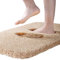 ROLIZOE Extrem Dicker Badematte rutschfest Badteppich Hochsaugfähige Badezimmerteppich Superweicher Badeteppich Mikrofaser Badvorleger Maschinenwaschbar 40 x 60cm,Beige