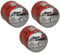Alpen Camping IK006 Lot de 3 cartouches de gaz propane-butane perçables de 400 ml/190 g pour réchaud à gaz, réchaud de camping, chalumeau Bunsen, chalumeau à souder EN417