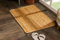 Spetebo Jute Teppich geflochten Natur - rechteckig / 90 x 60 cm - Kurzflor Läufer im Ethno-Style - Niedrigflor Naturfaser Matte recycelbar wasserabweisend antistatisch farbecht