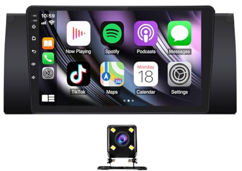 Radio para coche Android 13, 2 Din, navegación GPS, compatible con E39 96-01, reproductor de pantalla táctil de 9 pulgadas, 2 + 32 GB, unidad principal multimedia para coche, Bluetooth