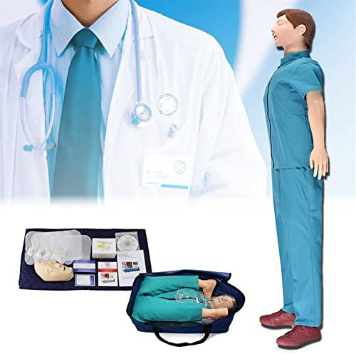Generisch CPR-Trainingspuppe – Erwachsener Ganzkörper-CPR-Simulator für medizinische Bildung und Lehrmodell – Erste-Hilfe-Trainingspuppe für CPR-Praxis