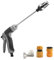 TNSLAND Nettoyeur turbo pour tuyau d'arrosage, Buse haute Pression, Nettoyeur haute pression, Pistolet à eau haute pression avec 3 connecteurs en plastique pour tuyau d'arrosage Lave-voiture