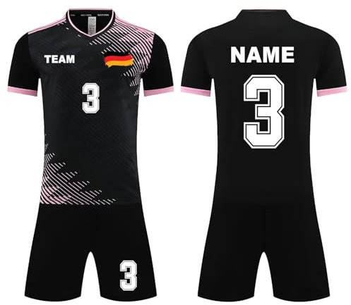Topassion Benutzerdefiniert Trikots Trikot Deutschland Shorts Trikot Set Em Fanartikel Tshirt Bedrucken Lassen Trikot Personalisiert Kinder Türkei Trikot Em 2024 Individuelles Trikot
