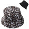 Leopardenmuster Fischerhut, Reversibel Fischerhüte, Anglerhut, Sommer Sonnenhut, für Damen und Herren, Urlaub, Wandern, Camping, Einkaufen