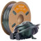 ERYONE Glitzer-PLA-Filament für 3D-Drucker, 1,75 mm +/-0,03 mm, 1 kg/Spule, Bipolarisnebel (Grün)