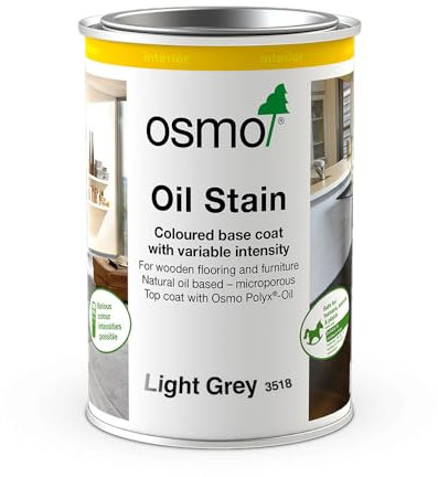 osmo Oil Stain (3518 - Light Grey, 500ml)