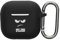 kwmobile Hülle kompatibel mit Apple Airpods 4 Hülle - Silikon Kopfhörer Schutzhülle Case Cover Weiß Schwarz Schwarz