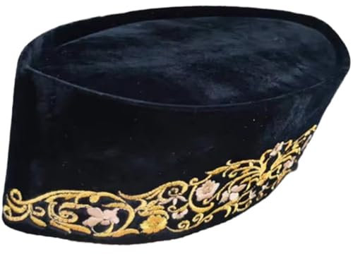 Zghhc 1 Stück Indonesien Herrenhut Islam Muslim Mütze Peci Kopiah Mütze Philippinen Kopfzubehör Für Islamische Männer Anbetungsbedarf