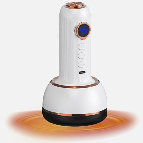 Waabose Veno Pulse Neuropathie Fußmassagegerät, lymphatic Drainage Massager, Venopulse Gegen Krampfadern mit Wärmefunktion und Vibration, Massagegerät für Füße,Hände,Rücken (Weiß)