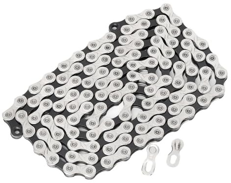 GFDSGRE Fahrradkette Fahrradkette 10-Gang-MTB-Rennrad 116 Glieder 10-V-Schnellverbindungs-Schwarze