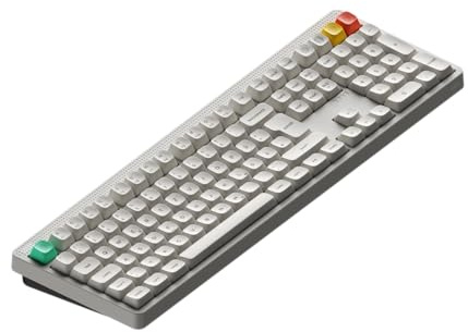 nuphy Node100 kabellose Mechanische Gaming Tastatur (Deutsches Layout) | Hot-Swappable Custom Keyboard,109 Tasten Computer Tastatur, Unterstützt Touch-Gesten, Bluetooth/2,4 GHz/USB-C