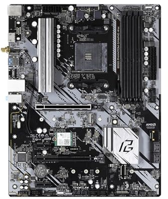 Motherboard Fit For ASROCK B550 PHANTOM GAMING 4/AC Support B550 AM4Ryzen 5 5600X 5600G 7 5800X3D 9 5900X CPU DDR4 4733+(OC) SATA3 Hyper M.2 ATX