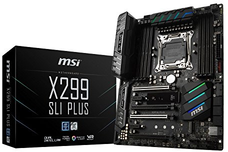 MSI X299 SLI Plus - Placa Base Arsenal (Chipset X299, M.2 Shield FROZR, Audio Boost 4 con Nahimic 2+, Multi-GPU con Steel Armor, VR Ready, VR Boost)