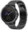 FINTIE Bracelet Compatible avec Garmin Vivoactive 3/Vivomove HR/Vivoactive 3 Music/Forerunner 645 Music/Forerunner 245, Acier Inoxydable Wristband Montre Strap Replacement avec Métal Fermoir, Noir