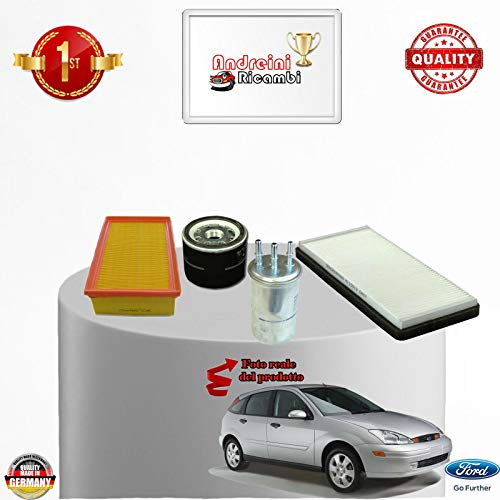 KIT TAGLIANDO 4 FILTRI FOCUS 1.8 TDCI 85KW 115CV DAL 2001 -> 2004