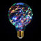 TIANFAN LED-Leuchtmittel, Neon-Lichter, 4 Farben, 50 LEDs, Silberdraht, RGB Flash1 W, E27 (G95)