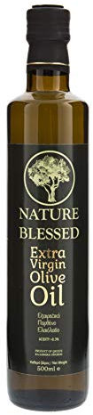 Nature Blessed Olio Extravergine di Oliva Greco 500 ml Bottiglia di Vetro