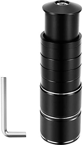 Yizhet Lenkererhöhung Fahrrad Höhenadapter, 28,6mm Vorbauten, Aluminium Gabelschaft Extender für Fahrrad (138mm)