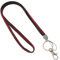 Waizmann.IDeaS 1x ROT Schlüsselband Umhängeband Lanyard 10mm Karabinerhaken Ausweise Autoschlüssel Zugangskarten Strass Steine Bling Rhinestone