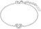 JETTE Damen-Armband 925er Silber 17 Zirkonia One Size, Silber 32020325