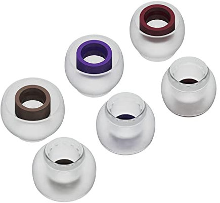 6 STÜCK/3 Paar Ersatz-Ohrstöpsel Yinyoo TRI Clarion Silikon-Ohrkappen, Gummi-Ohrstöpsel mit 4,5-5,5 mm Innendüse für In-Ear-Kopfhörer KZ ZS10 Pro (3 Farben, S/M/L)