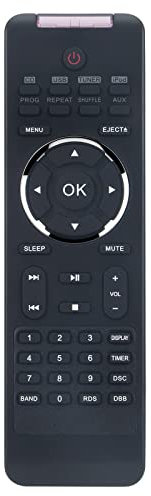 VINABTY Neu DCM230 Ersatz Fernbedienung DCM250 FernbedienungErsatz für Philips DCM230 Ipod Dock LM1129 DCM250/37 DCM250 DCM230 Remote Controller