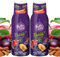 FruttaMax Sciroppo a Mela, Prugna e Cannella | Meno Zucchero | 60% Frutta Vera | Compatibile con Gasatori – 2 x 500ml