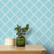 VaryPaper Blue Trellis Geometric Wallpaper Self Adhesive Modern Contact Paper 44.5cmx200cm Sticky Back Plastic Thick Lining Paper for Wall Furniture Wrap Stick on Wallpaper for Living Room Bedroom