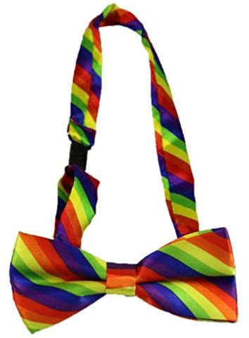 Amosfun 3St lgbt regenbogen hosenträger gestreifte Krawatten für Männer Straps aussetzen Regenbogen-Hosenträger elastische Unisex-Hosenträger gemütlich Gurt Riemenclip Männer und Frauen