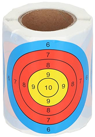 Tbest Splatter Ziele, 3 Zoll Zielscheiben Aufkleber Selbstklebende Ziel Aufkleber Papier 200 Blatt Schießspritzer für das Bogenschießen-Training Schießstandübungen