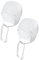 TupTam Unisex Baby Erstlingsmütze zum Binden 2er Pack, Farbe: Streifenmuster Grau, Größe: 62-68
