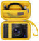 Elonbo Camera Carrying Case for Sony RX100 VII/ VI/ V/ IV/ III, Vlogging Camera Travel Bag, Yellow