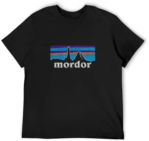 Mordor T-Shirt Für Herren Und Damen, Motiv: Herr Der Frodo, Die Ringe, Sam Sauron, Symbol, Turm-Logo L