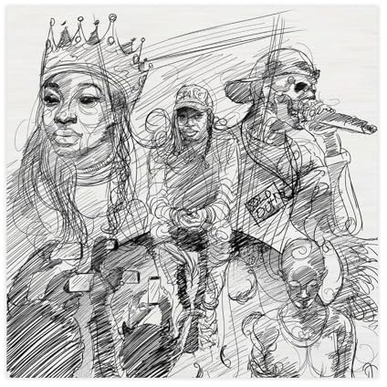 NTRECS Little Simz Poster A Curious Tale of Trials, Albumcover, Leinwand-Poster, Schlafzimmer-Dekor, Sportlandschaft, Büro, Raumdekoration, Geschenk, ungerahmt, 40 x 40 cm