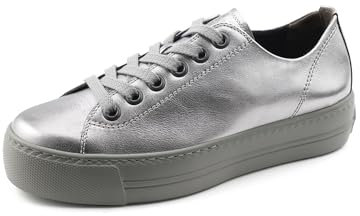 Paul Green Damen Pauls, Frauen Low-Top Sneaker,Sportschuhe,Freizeitschuhe,Turnschuhe,Laufschuhe,schnürschuhe,schnürer,Grau (Clay),41 EU / 7.5 UK