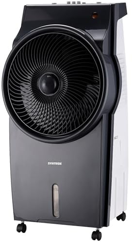 Syntrox Luftkühler mit Ventilator | Wasser gekühlt | Verdunstungskühler, Luftbefeuchter, Lufterfrischer, Multifunktionsgerät, inklusive Schwenkfunktion