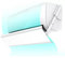Deflector de ventilación de techo telescópico para aire acondicionado portátil, 120 cm, color blanco