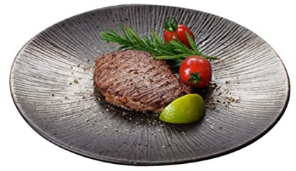 Mikinona 2 Pièces Assiette à collation assiettes apéritives japonaises assiette de service japonaise assiettes de fruits Assiette céramique Assiette restaurant plat de collation vaisselle