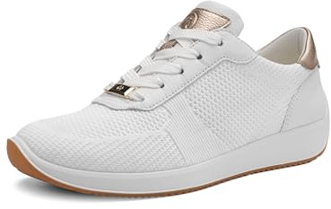 ARA Sneaker Lissabon weiß,Sand Gr. 38