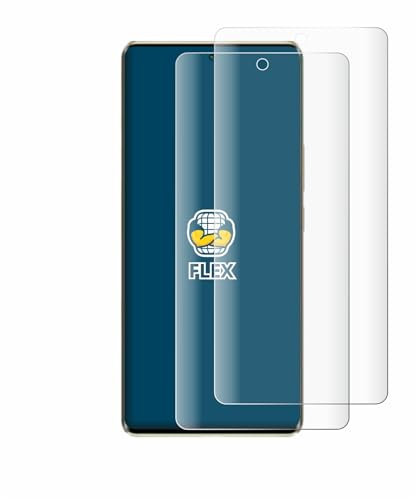 BROTECT 2 Stück Full-Cover Schutzfolie für Infinix Zero 30 4G Full-Screen Displayschutz-Folie [3D Curved, Anti-Fingerprint, Kristall-Klar]