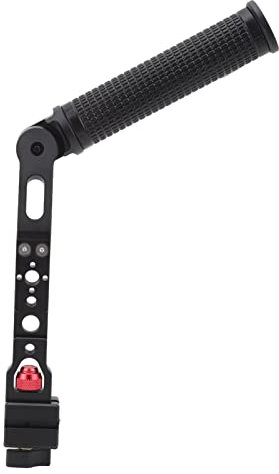 Adjustable Gimbal Side Handle Grip, Foldable Adjustable Handle Grip Aluminum Alloy Handheld Handle for Video Light, Microphone, Monitor