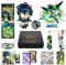 MOTAO Genshin Impact Box Kinich Merch Set - Puppe, Poster, Kissenbezug, Standfigur, Armband, Abzeichen, Schlüsselanhänger, Kartenhülle, 30 Lomo Karten, 50 Aufkleber (Kinich)