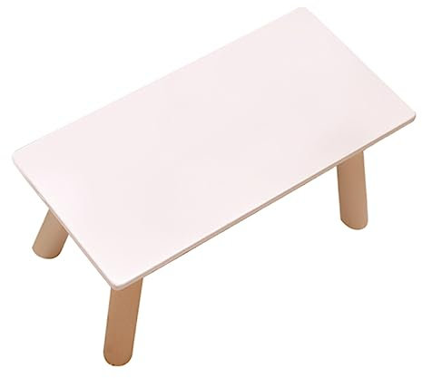 MOLUCKFU Miniatur Teetisch Modell Für Puppenhaus Holz Dekoration Für DIY Projekte Mini-Haus Zubehör Realistisches Design Einfach Zu Verstauen Transportieren