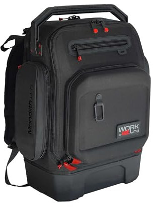 GT Werkzeugrucksack Monolith LT35 – 15 Laptopfach, Rucksack mit 43 Einstecktaschen, herausnehmbare Werkzeugtafel, 600D Material 489082